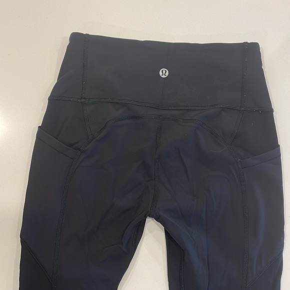 Lululemon Fast & Free, Black, Sz 4 - Picture 2 of 4
